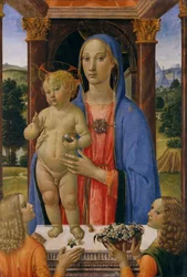 Madonna und Kind mit Engeln